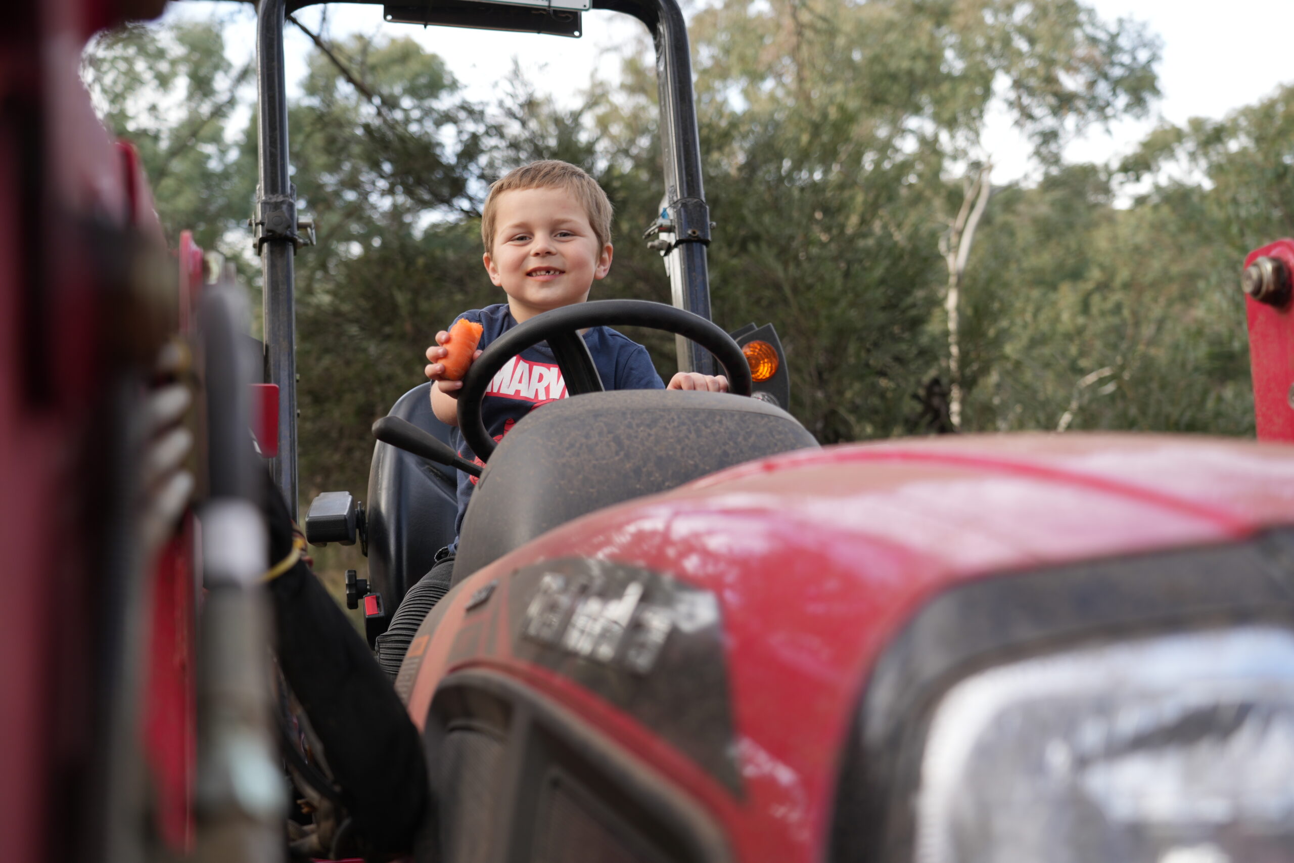 Jack on the Mahindra