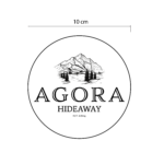 Agora Hideaway Round Sticker